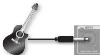 ROLAND AC40 - INPUT jack - 1