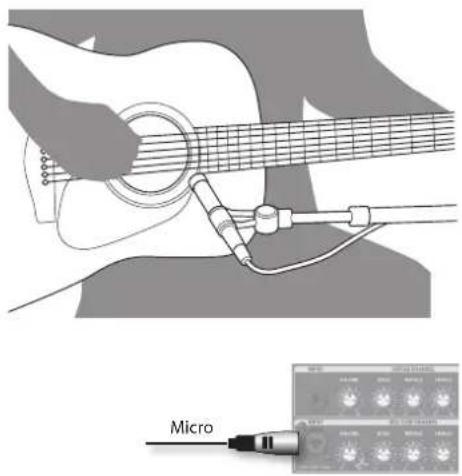 ROLAND AC40 - Réglage du micro de votre instrument - 1