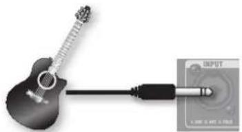 ROLAND AC40 - Entrée INPUT - 1
