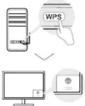 TP-LINK TLWN727N - Option 2: Via l'outil WPS - 1