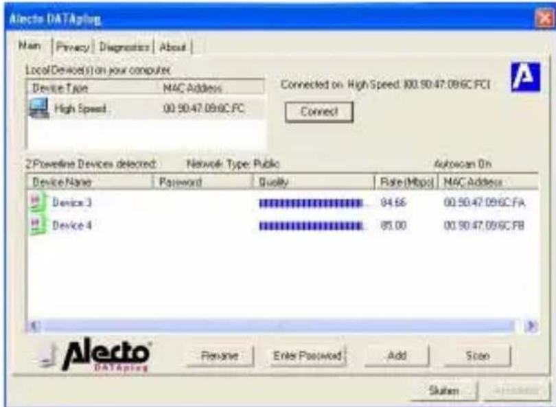 ALECTO HPD850 - Controleren en programmeren van de Alecto Dataplug: - 1