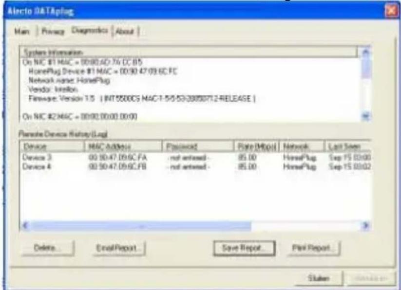 ALECTO HPD850 - Diagnostics (Avancé) - 1