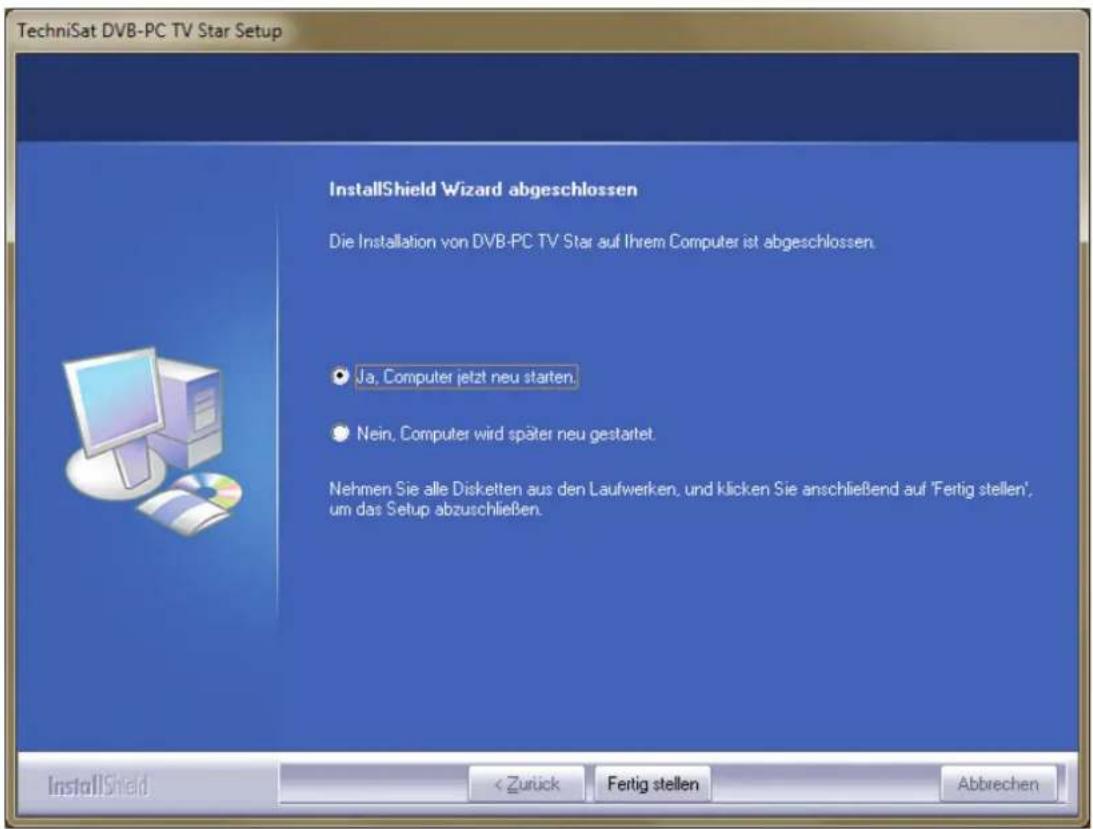 TECHNISAT SkyStar S2 - Installation der DVB-PC TV Stars-Anwendungen - 8