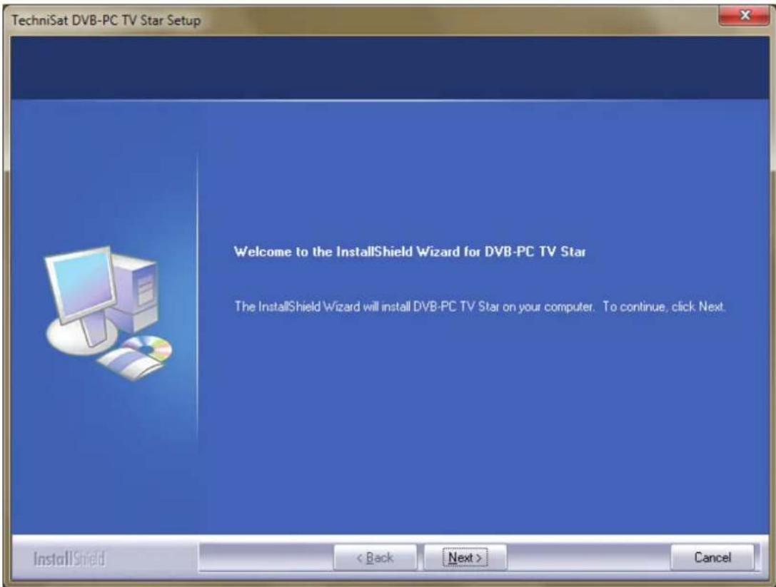 TECHNISAT SkyStar 2 eXpress HD - Installing the DVB-PC TV Stars applications - 4