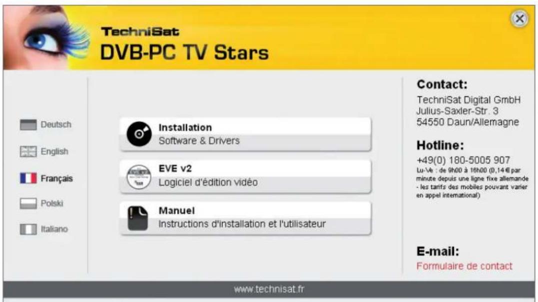 TECHNISAT SkyStar 2 eXpress HD - Installation du pilote et du logiciel - 1
