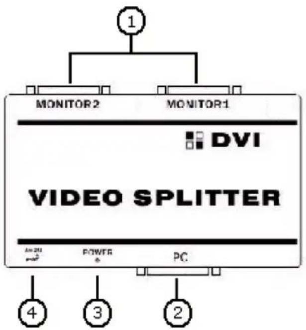 KONIG CMPSPLITDVI10 - CMP-SPLITDVI10 - 1