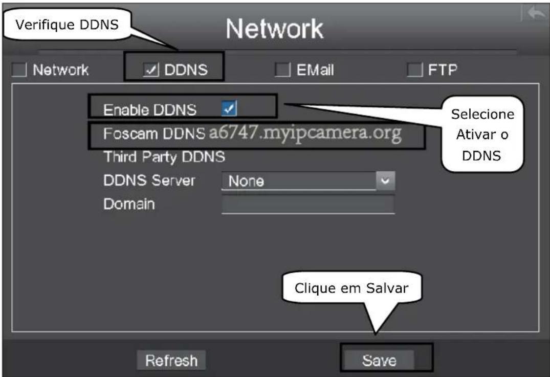 EBODE IPV4NVR - Configure o DDNS. - 1
