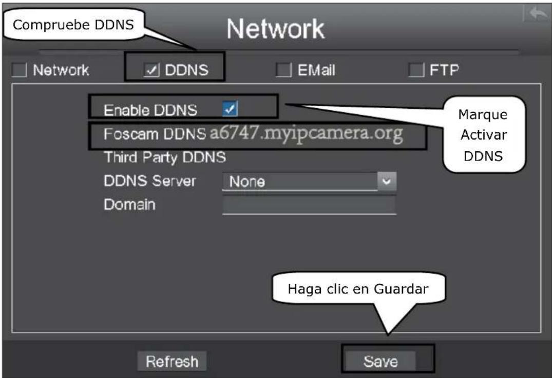 EBODE IPV4NVR - Configure el DDNS. - 1