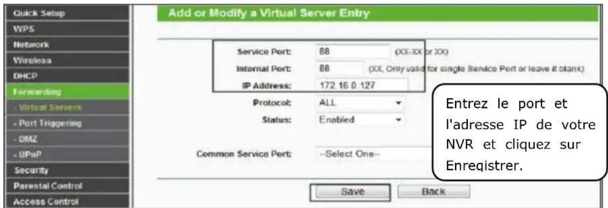 EBODE IPV4NVR - L'accès au NVR dans WAN - 3