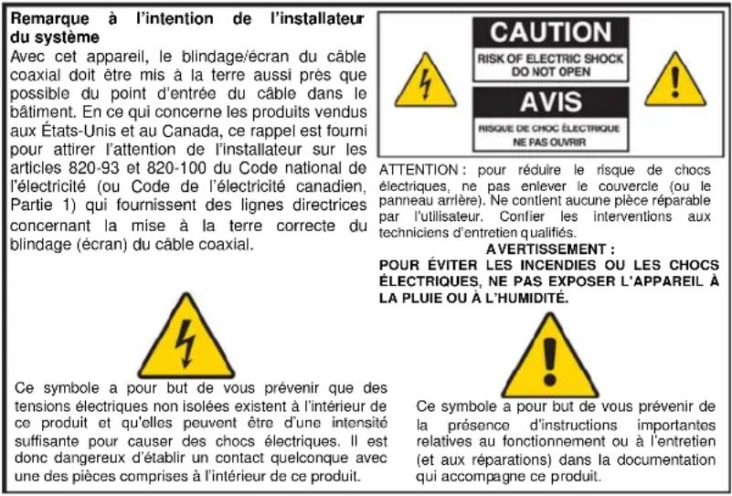 CISCO EPC2203 - Remarque destinée aux installateurs - 1