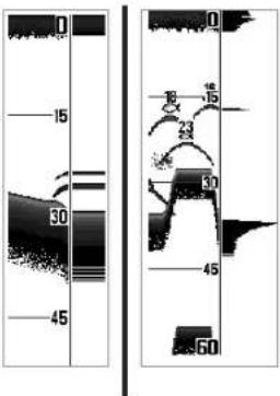 HUMMINBIRD Matrix 37 - Fenêtre sonar en temps réel (RTS) - 1