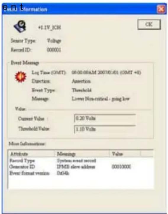 ASUS ASMB4IKVM - 显示系统事件日志 - 2