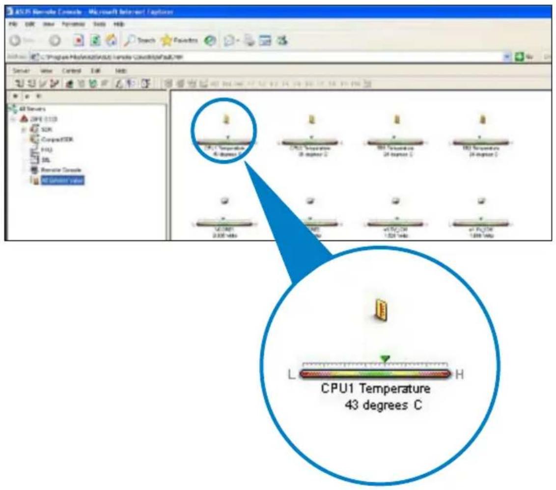 ASUS ASMB4IKVM - 显示所有远程服务器监控器 - 1