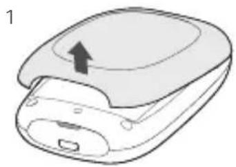 TP-LINK M7650 - Installation af SIM-kort og batteri - 1