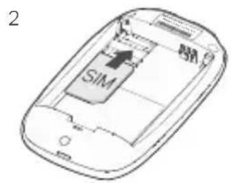 TP-LINK M7650 - Instalar la Tarjeta SIM y la Batería - 2