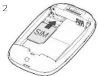 TP-LINK M7650 - Plaats de SIM Kaart en Batterij - 2