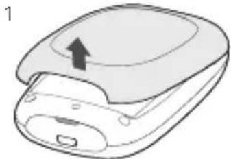 TP-LINK M7650 - SIM-kortin ja akun asentaminen - 1