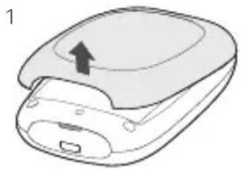 TP-LINK M7650 - Install the SIM Card and Battery - 1