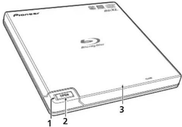 PIONEER BDRXD05W - Disc Cover - 1
