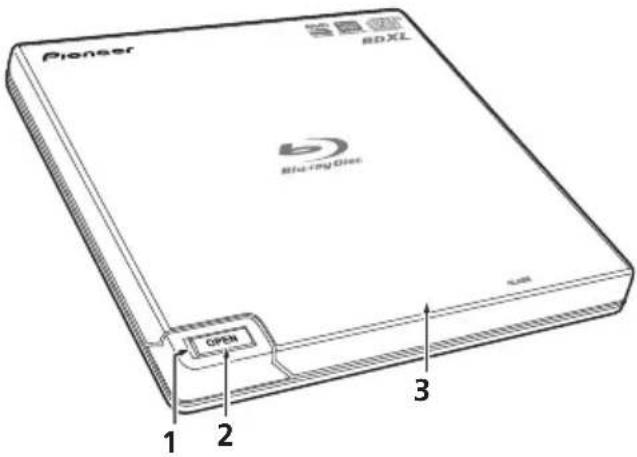 PIONEER BDRXD05W - Tiroir de chargement - 1