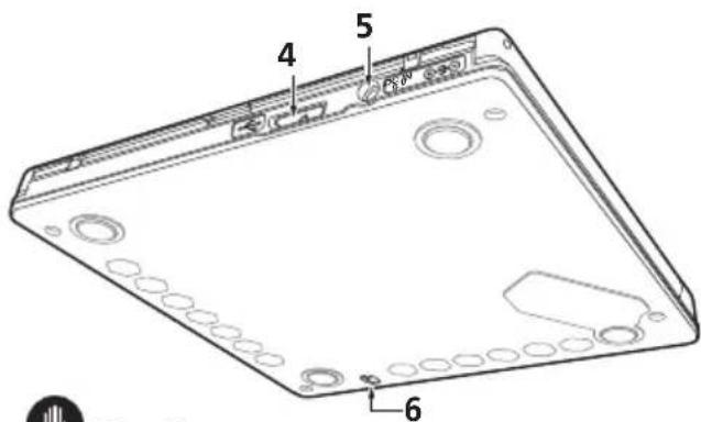 PIONEER BDRXD05W - Forced Open Lever - 1