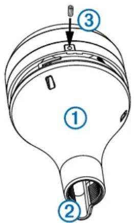 GARMIN GA 38 - Stangenmontage der Antenne mit außen geführtem Kabel - 1