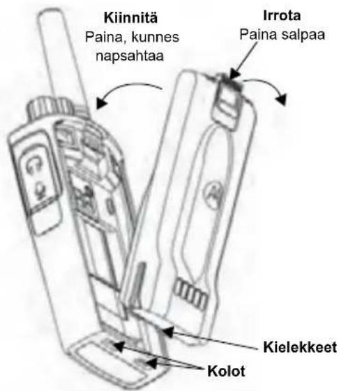 ZEBRA XT460 - Lithiumioniakun asentaminen - 1