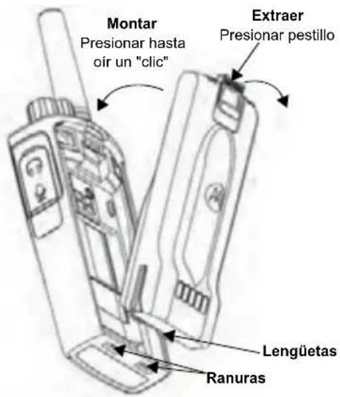 ZEBRA XT460 - Instalacion de la bateria de ion litio (Li-ion) - 1
