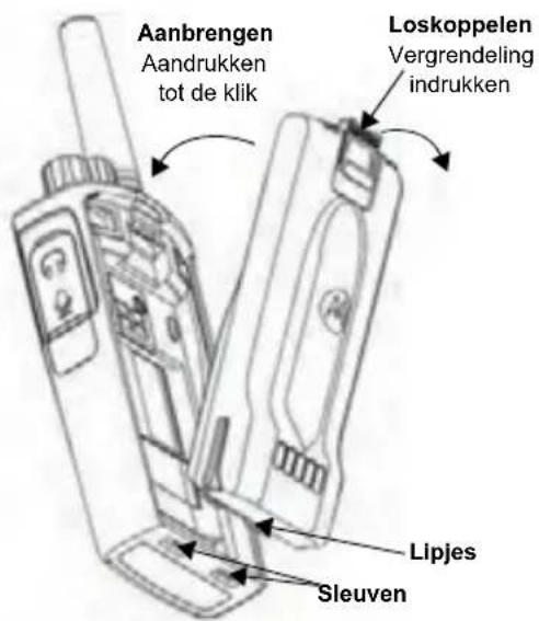ZEBRA XT460 - De lithium-ionbatterij installeren - 1