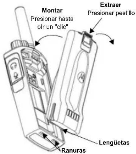 ZEBRA XT420 - Instalacion de la bateria de ion litio (Li-lon) - 1