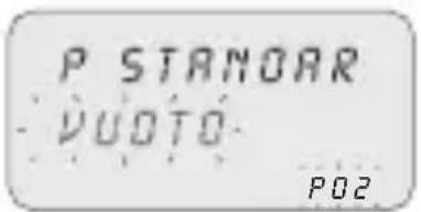 ABB D2 - Selezione del tipo di programma (esempio con P Standard): - 3