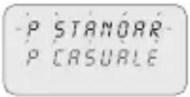 ABB D2 - Selezione del tipo di programma (esempio con P Standard): - 1