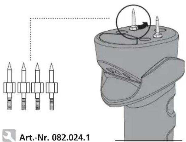 Laserliner MultiWetMaster - Meetpunten vervangen - 1