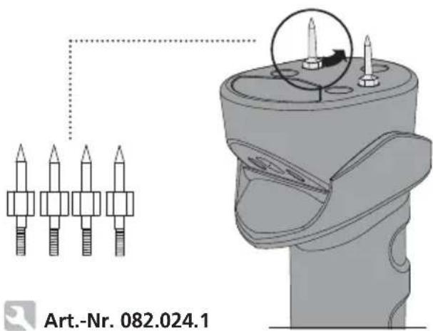 Laserliner MultiWetMaster - Ölçüm Uçlarının Değiştirilmeleri - 1