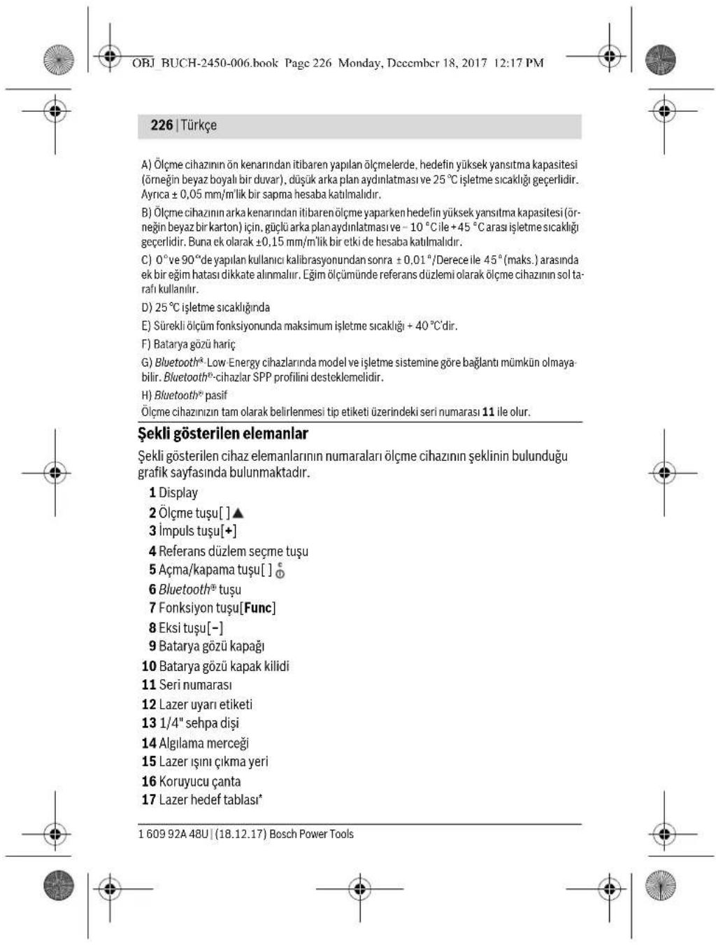 BOSCH GLM 100 C Professional - Teknik veriler - 6