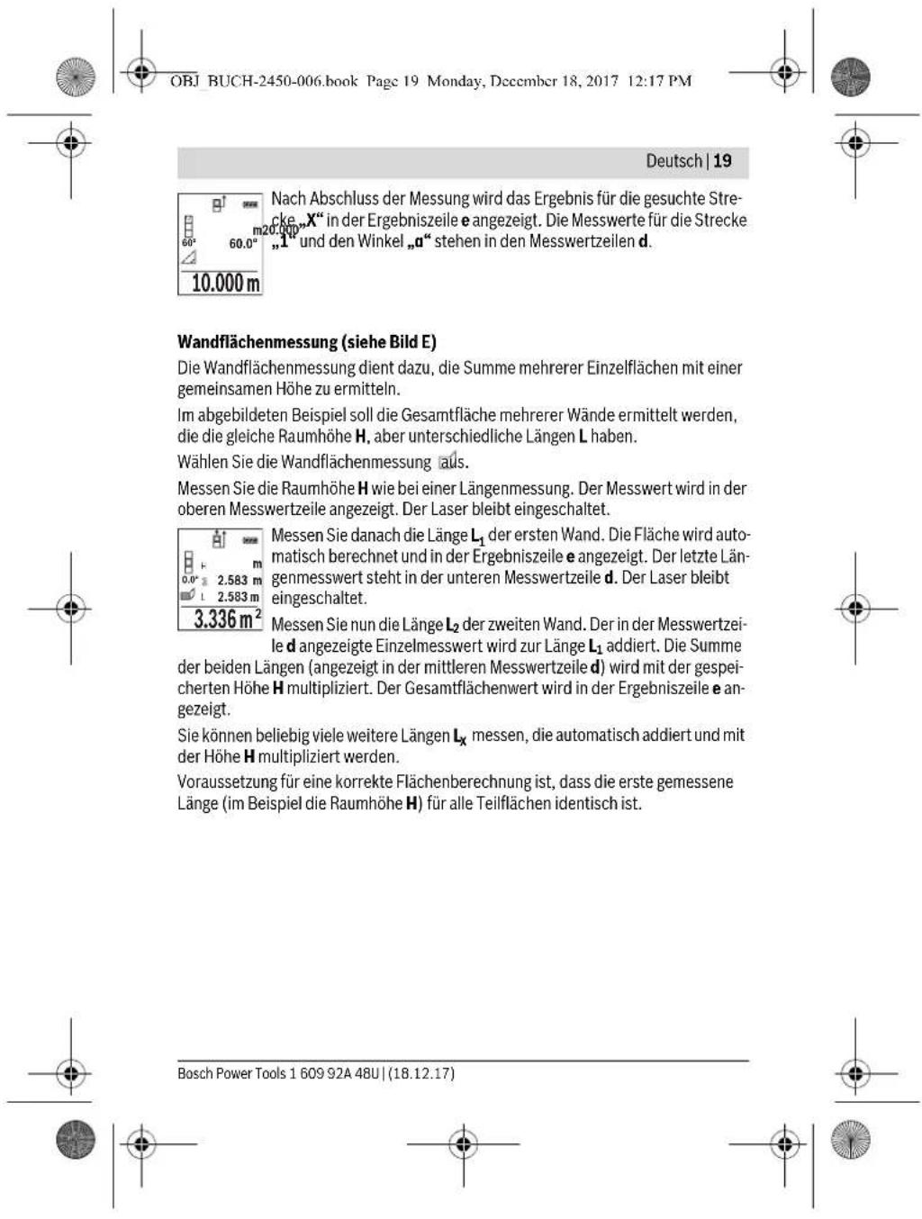 BOSCH GLM 100 C Professional - b) Doppelte indirekte Höhenmessung (siehe Bild C) - 2