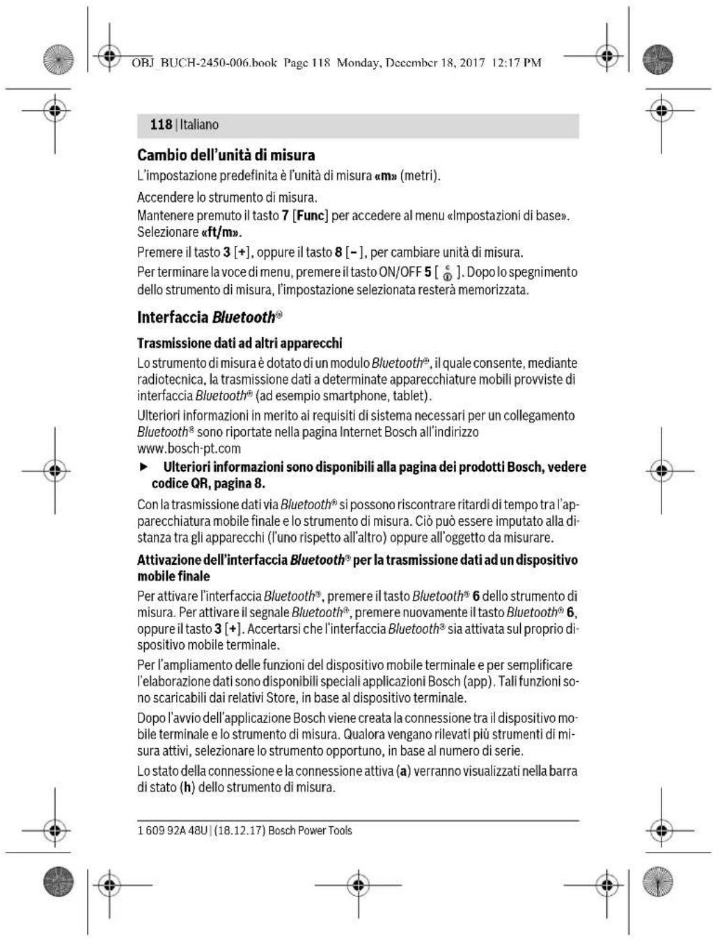 BOSCH GLM 100 C Professional - Cancellazione dei valori di misurazione - 6