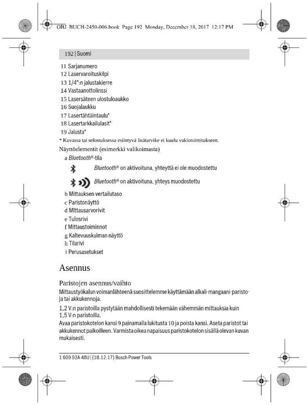 BOSCH GLM 100 C Professional - Kuvassa olevat osat - 3