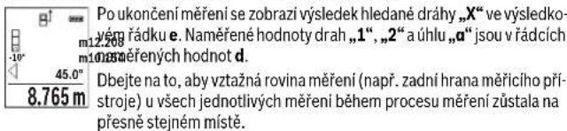 BOSCH GLM 100 C Professional - b) Dvojité neprime méfeni vyšek (viz obr. C) - 1