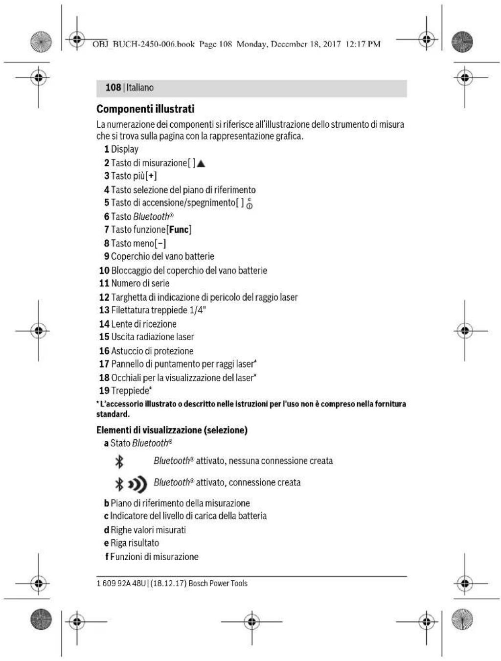 BOSCH GLM 100 C Professional - Dati tecnici - 13