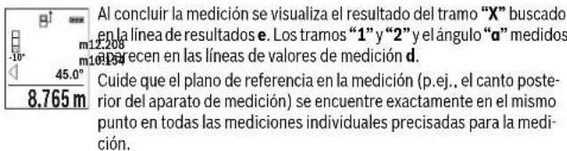 BOSCH GLM 100 C Professional - b) Medicion indirecta doble de alterua (ver figura C) - 1
