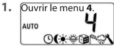 RADEMACHER Troll Basis DuoFern 5615 - La fonction pare-soileil automatique prend fin lorsque les événements suivants surviennent et redémarre eventuellement ensuite : - 1