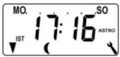 RADEMACHER Troll Basis DuoFern 5615 - Menu 2 - Paramétrer les horaires d'ouverture et de fermeture [ / ] ▲ ▼ - 5