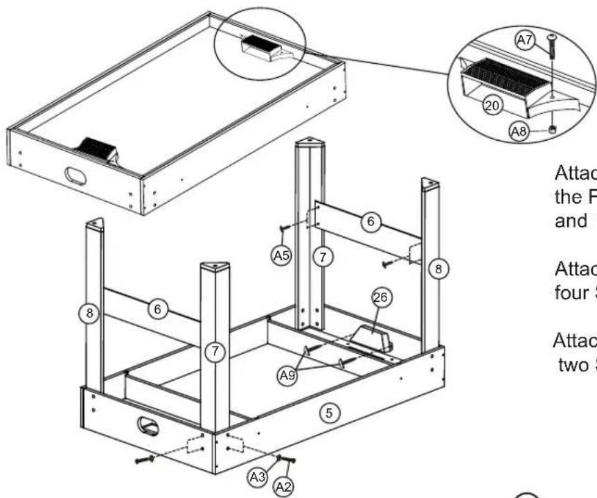 Triumph Sports 48″ MLS 3in1 Soccer Table - Step 8 - 1