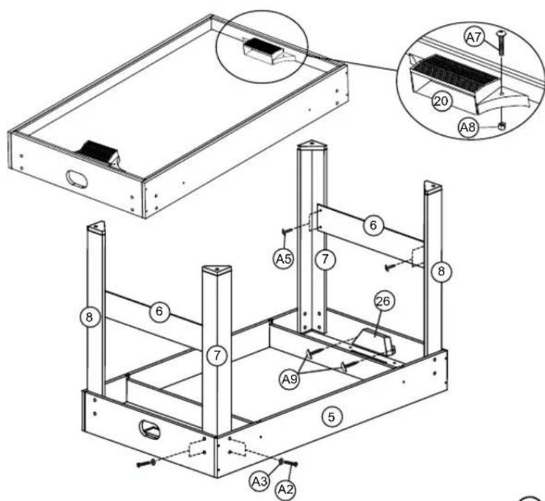 Triumph Sports 48″ MLS 3in1 Soccer Table - Étape7 - 2
