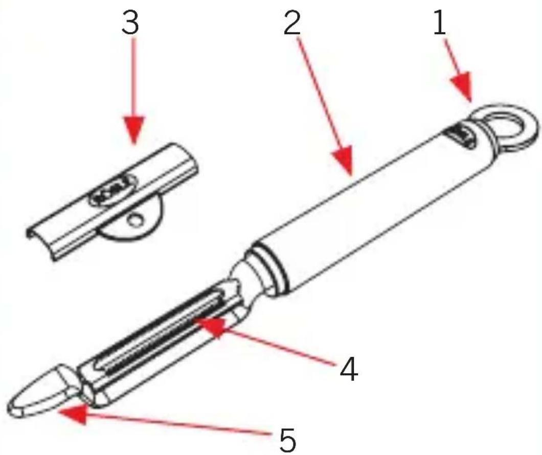 Rösle 12739 - Der Tomaten- und Kiwischäler im Detail - 1
