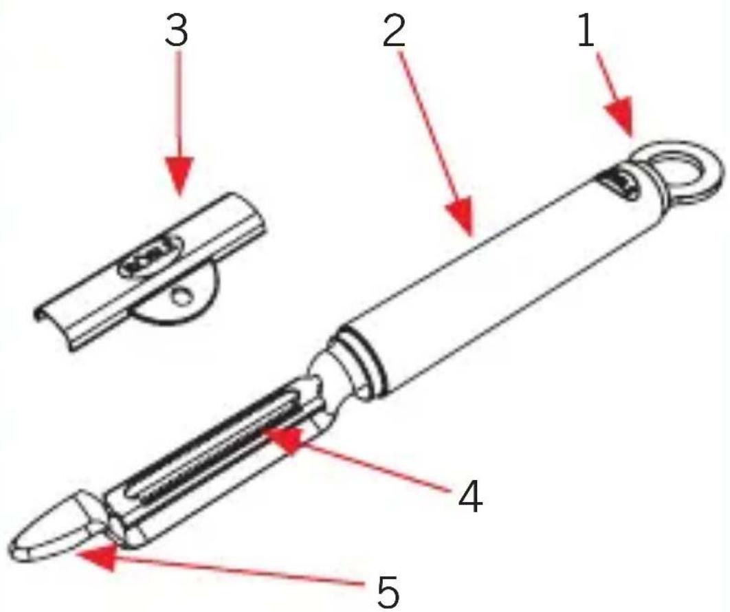 Rösle 12739 - Close-up of the Tomato/Kiwi Peeler - 1