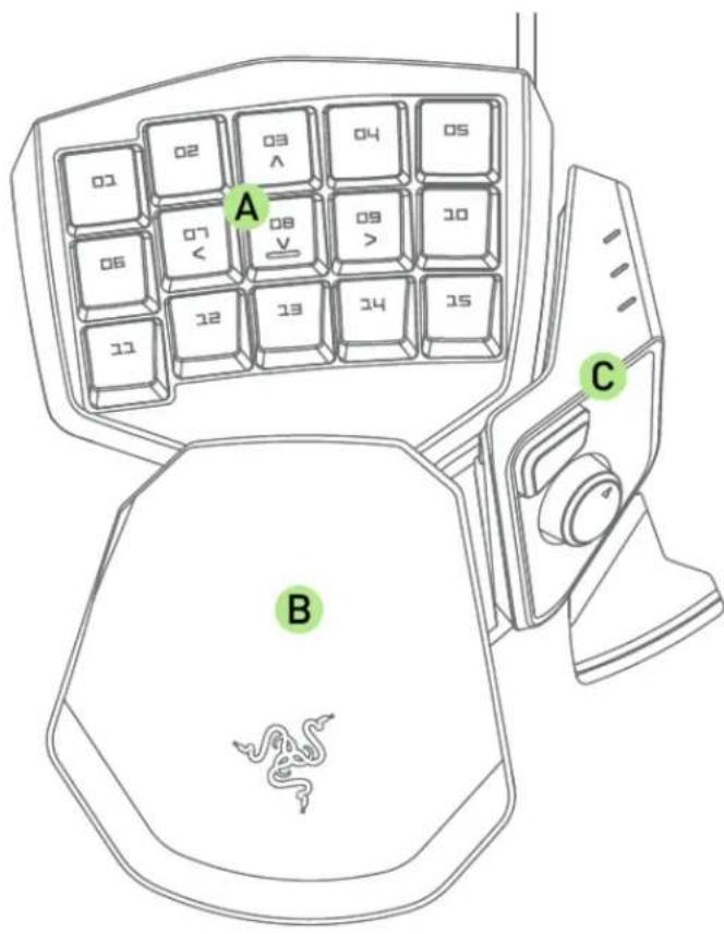 RAZER TARTARUS CHROMA - DISPOSITION DU APPAREIL - 1
