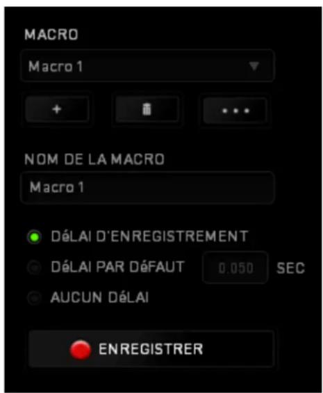 RAZER TARTARUS CHROMA - ONGLET MACROS - 1