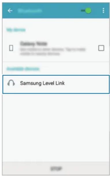 SAMSUNG EORG920A - Άλλη συσκευή Πατήστε Samsung Level Link από τη λίστα. - 1